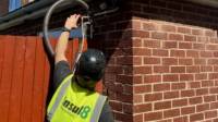 Cavity wall insulation